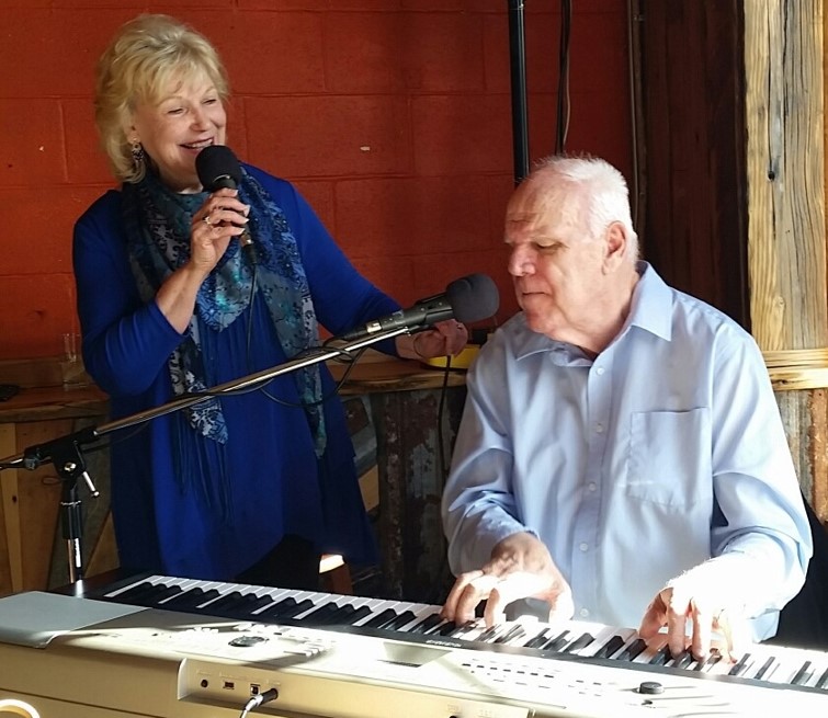 Judy and Nick at the Rustica Cafe