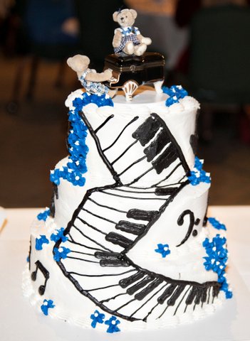 Jazzy Wedding Cake